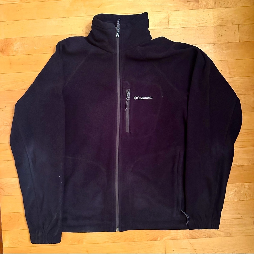 Columbia Men's Medium Fleece Full Zip Jacket.
